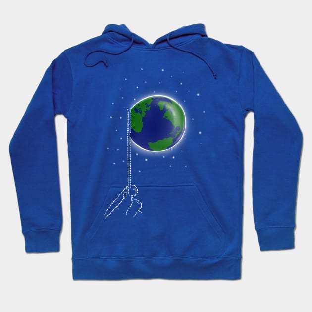 Bubble earth Hoodie by barmalisiRTB